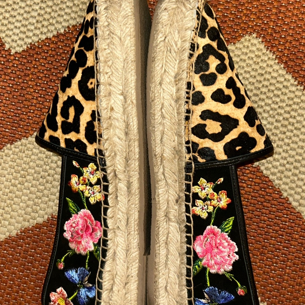 Johnny Was Garden Leopard Espadrille